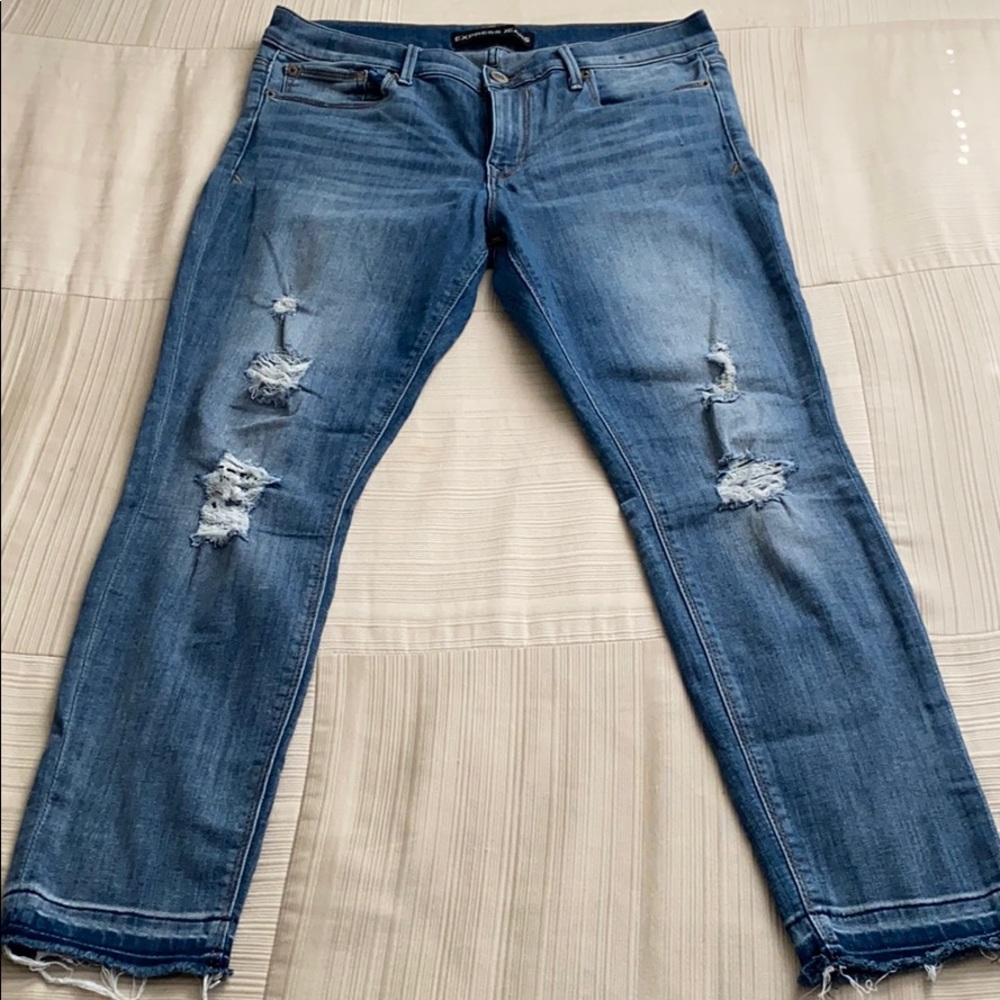 EXPRESS Cropped Jean Leggings